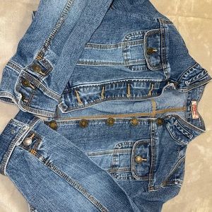 NoBo cropped jean jacket medium